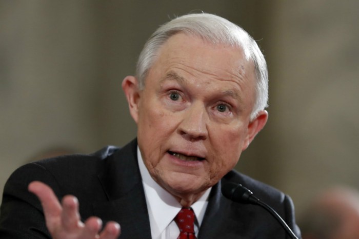 Jeff Sessions hits back at talk of Russian collusion, calling it an “appalling and detestable lie”