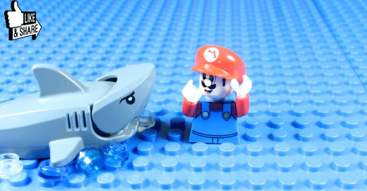 lego shark attacks