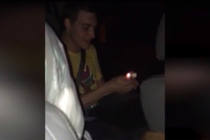 This guy lit a firecracker inside a moving truck, which went about as well as you’d expect
