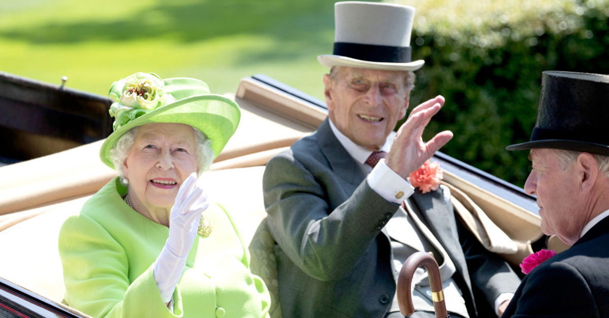 Prince Philip was spotted back in the driver’s seat with Queen Elizabeth II following his brief hospitalization