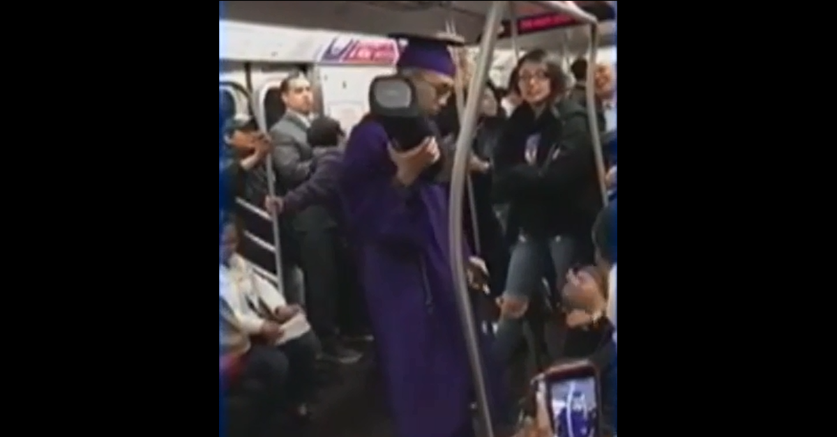 When train delays made a Queens, NY graduate miss his ceremony, the whole train leaped into action