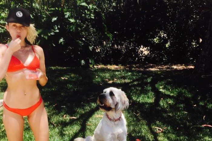 Miley Cyrus welcomes the warm weather with some essential summer friends and treats