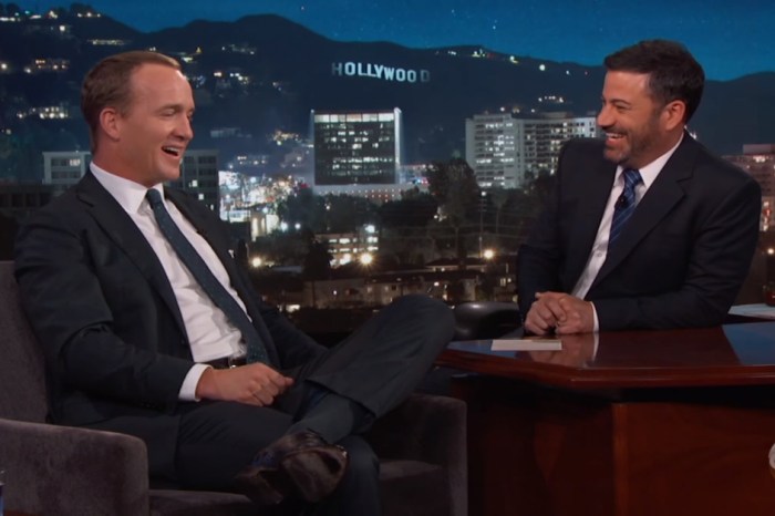 Peyton Manning tells Jimmy Kimmel that it would have been “un-American” to turn down President Trump’s golf invitation