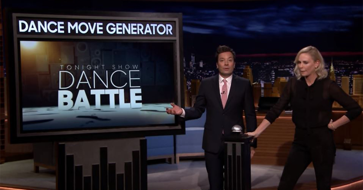 Charlize Theron and Jimmy Fallon went head-to-head in a hilariously weird “Dance Battle”