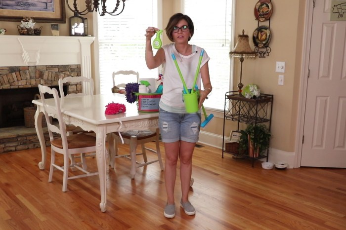 She convinces her kids that cleaning is fun by turning their chores into games