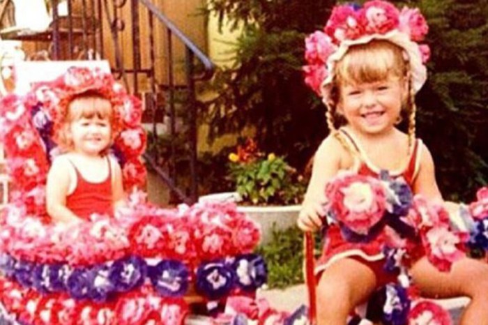 You will never guess who this little patriotic princess grew up to be