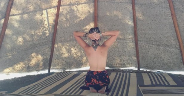Paris Jackson isn’t shy about showing a little skin in a series of photos from her recent retreat