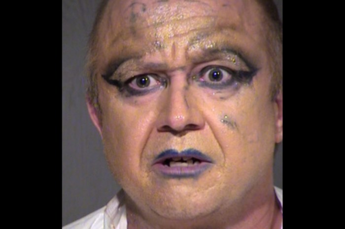 A man who went for a walk naked in Walmart because his friends found it funny has a mugshot that says it all
