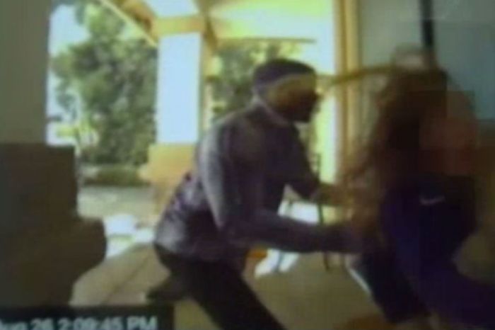 Frightening video shows attackers dragging a teen into her house during a home invasion
