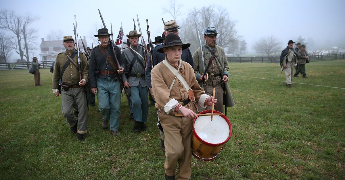 Another Civil War reenactment has been cancelled thanks to “recent
