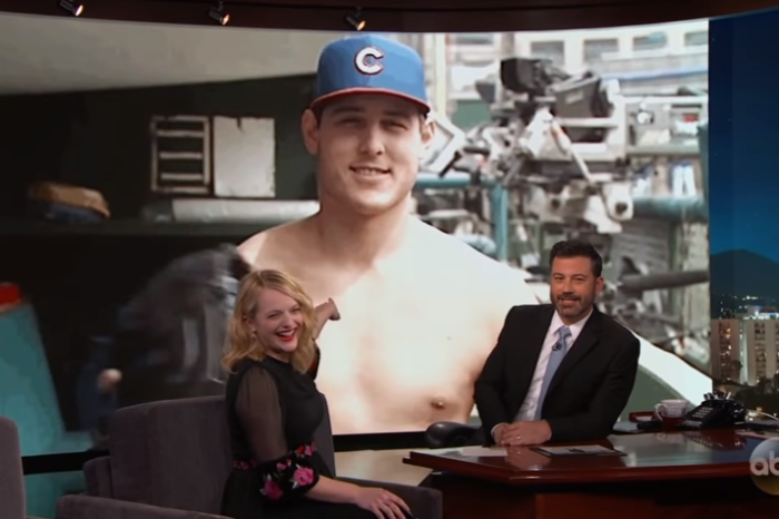 Elisabeth Moss talks being a “4th generation Cubs fan” and shirtless Anthony Rizzo