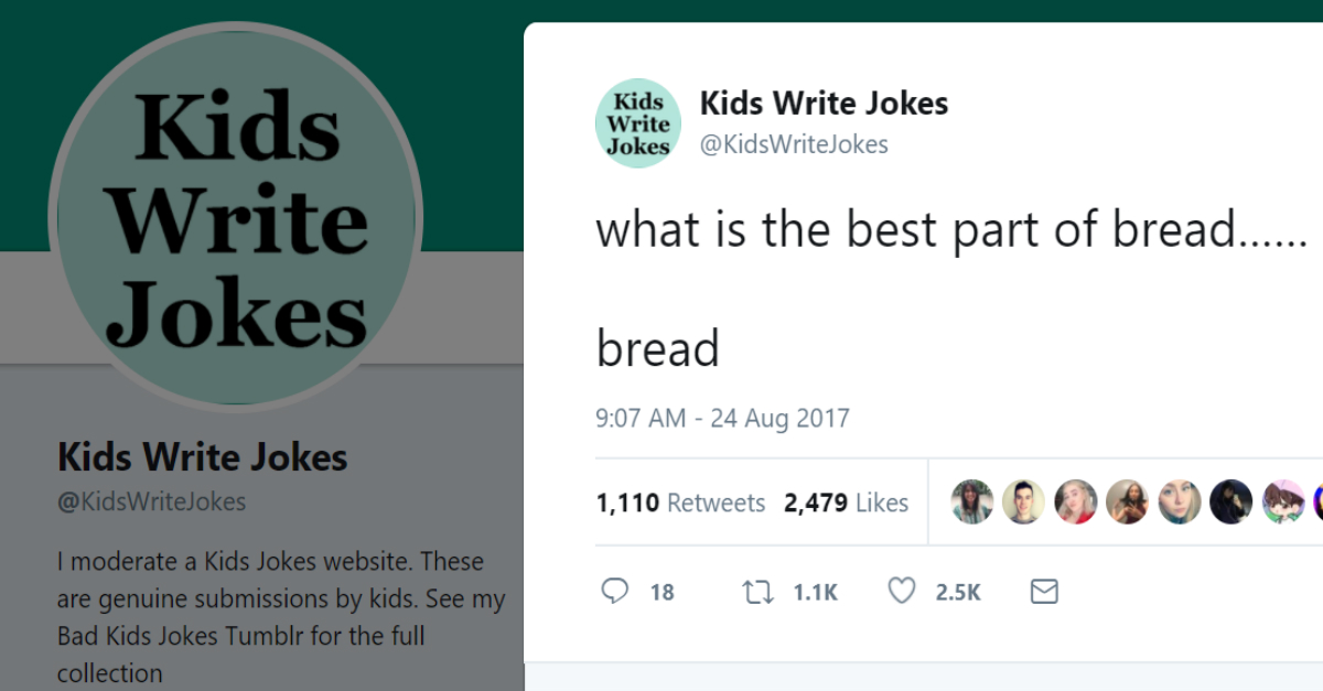 This Twitter account that tweets jokes written by children is our new