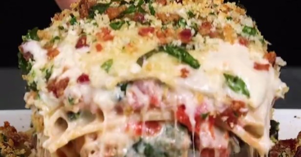 BLT lasagna sounds too good to be true — but it exists, and it couldn’t be more delicious