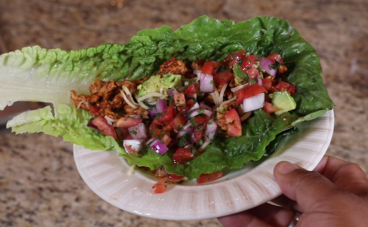 She swaps shells for lettuce to put a deliciously healthy spin on taco