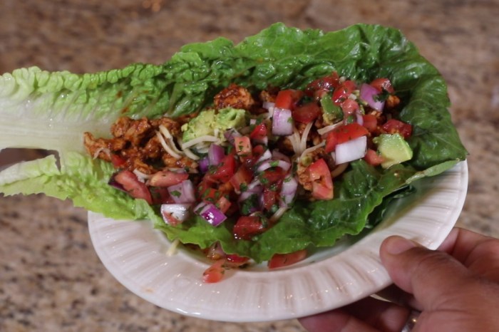 She swaps shells for lettuce to put a deliciously healthy spin on taco night