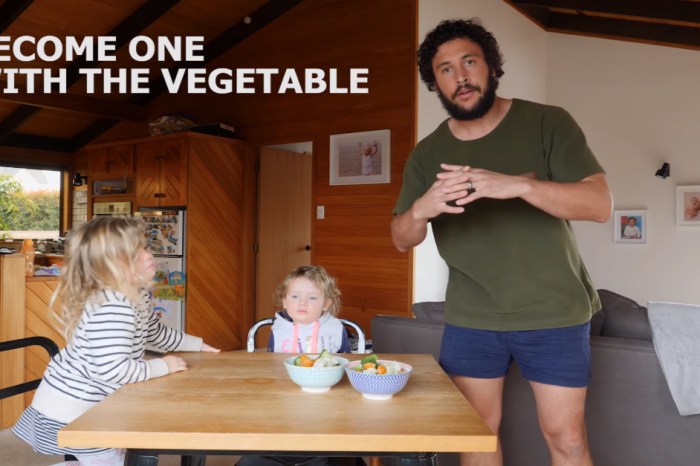 Dad Perfects Method in Getting Kids to Eat Their Vegetables