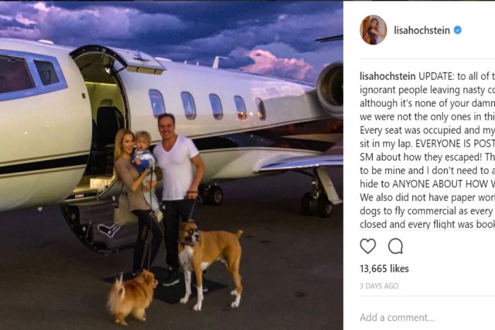 “Real Housewives” star Lisa Hochstein has no regrets about fleeing Irma on a private jet
