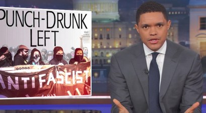 “The Daily Show” goes after Antifa, aka “Vegan ISIS”