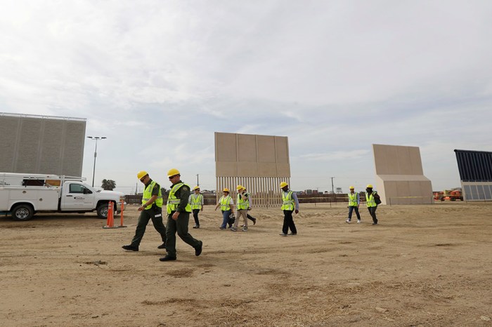 The border wall isn’t yet funded, but here’s an idea of what it could look like
