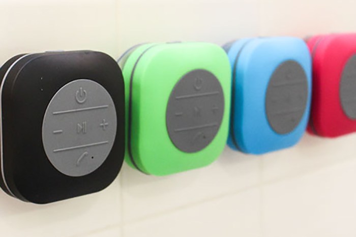Blast your soundtrack in the shower with this $20 bluetooth speaker