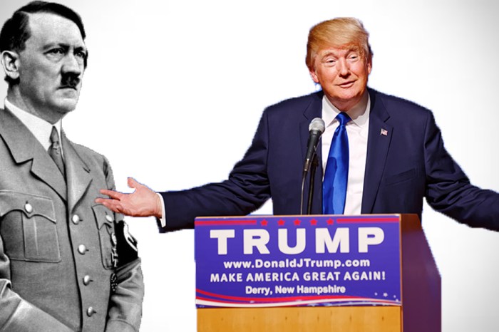Here’s what happens when an elected official compares President Trump to Hitler