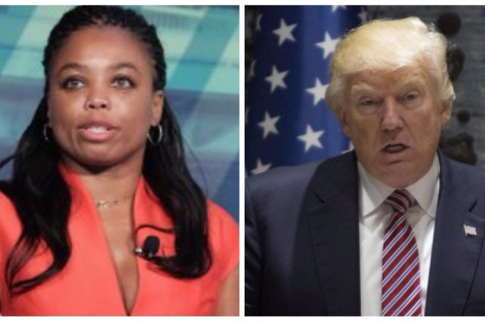 President Trump went after suspended ESPN anchor and the NFL in two scorching tweets