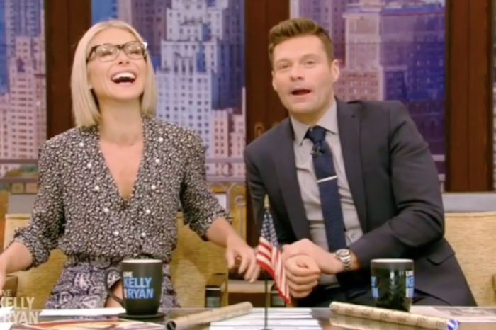 Kelly Ripa can’t stop laughing while watching Ryan Seacrest’s cameo on an iconic 90s show