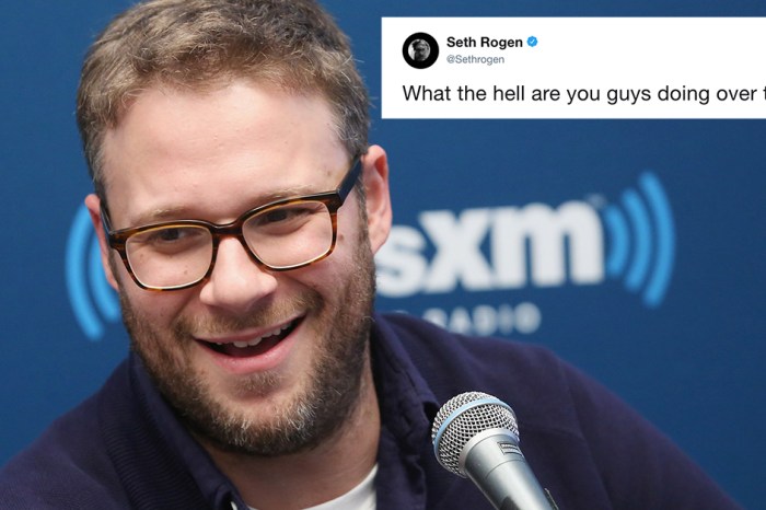 Seth Rogen’s mom tweets photo of massive bag of popcorn her husband made, and people are perplexed