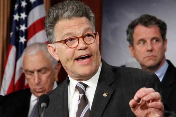 Al Franken finally got in front of reporters and answered the question of what happens next
