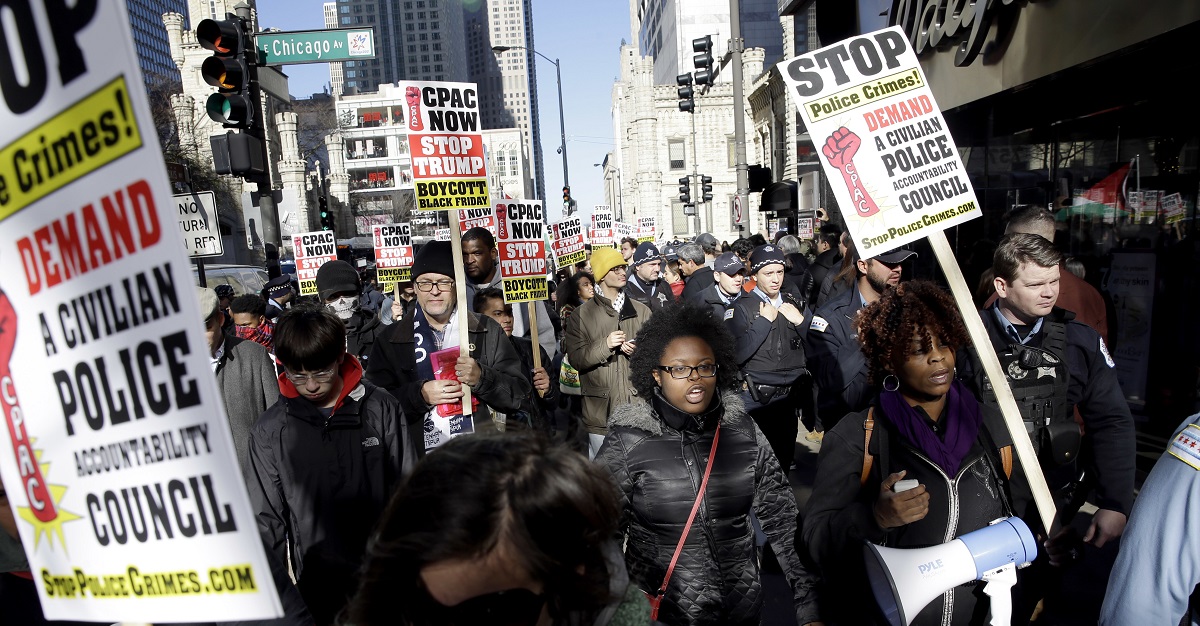 Black Friday protestors call for more police accountability in Chicago