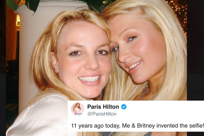Paris Hilton just claimed that she and Britney Spears invented the selfie — and she has the pics to prove it