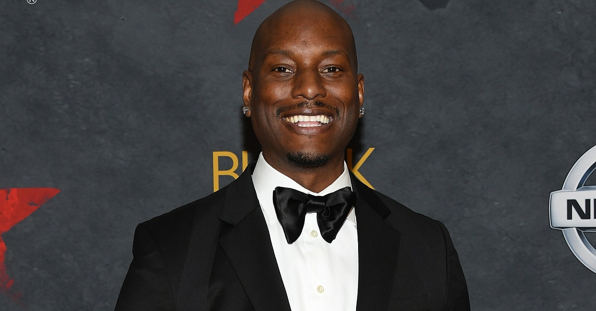 Barely a week after being cleared of child abuse charges, Tyrese Gibson slips up again