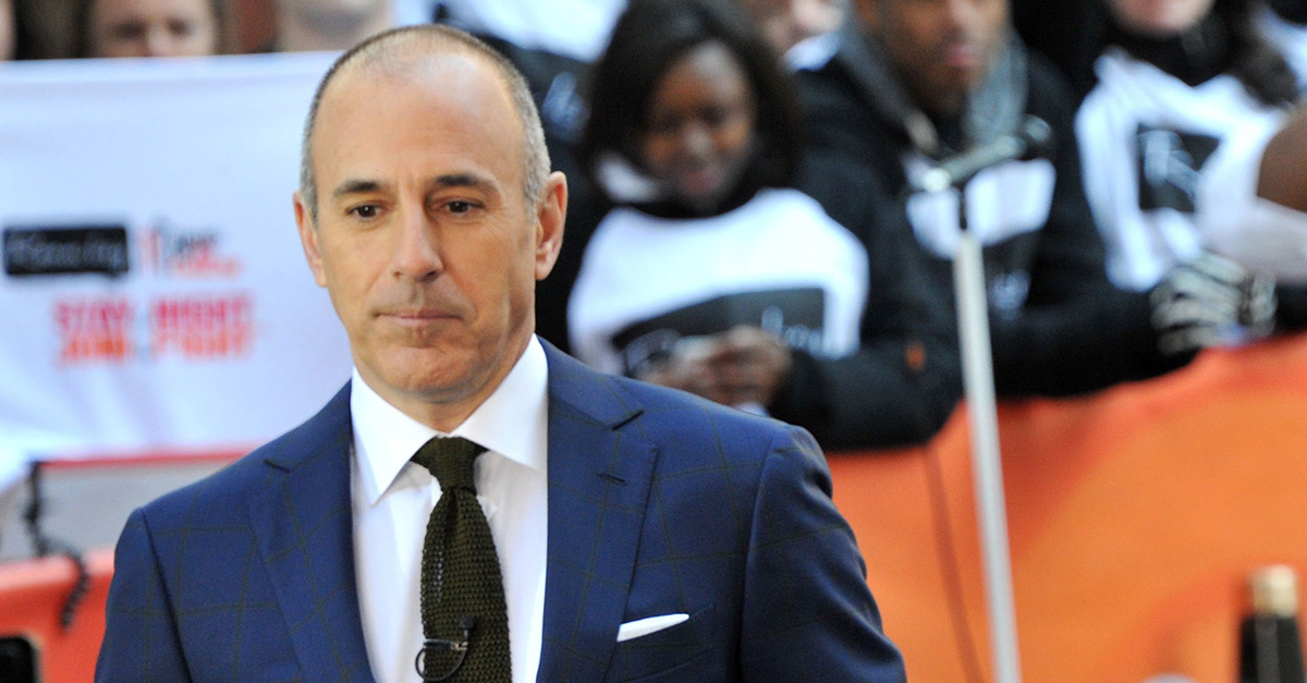 Matt Lauer speaks out for the first time since he was fired from NBC