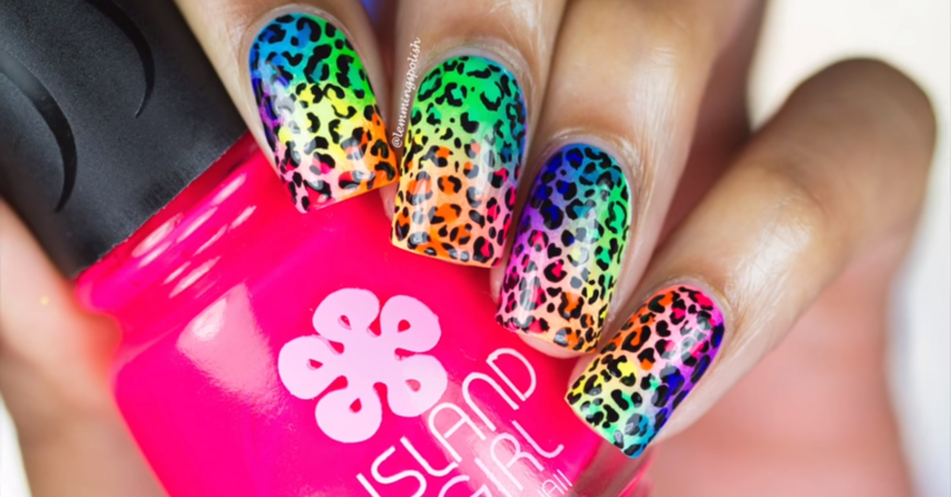 5. "Lisa Frank" inspired nails - wide 6