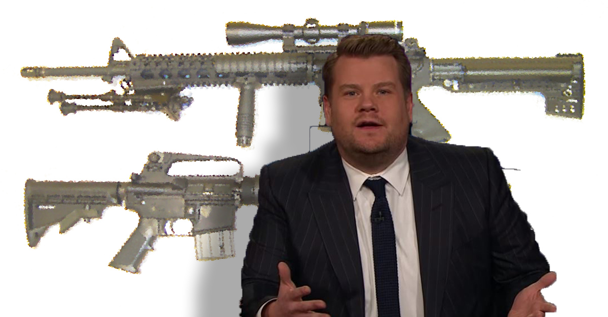 Here’s what James Corden had to say about the Sutherland Springs shooting