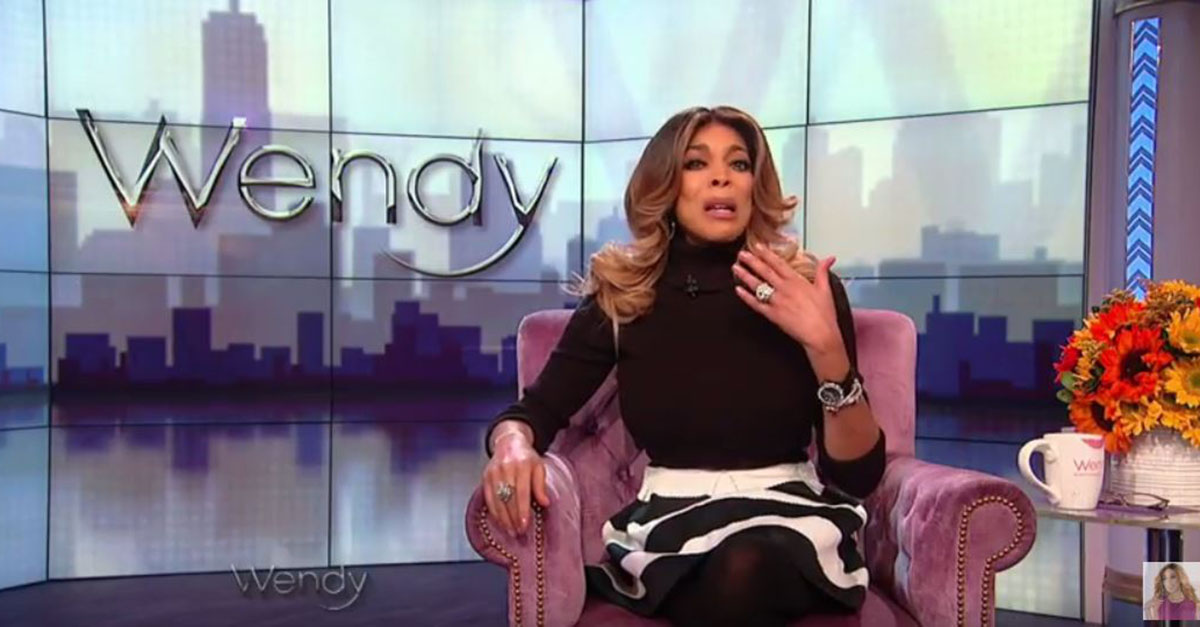 Wendy Williams gets emotional describing her “really scary” on-air fainting spell