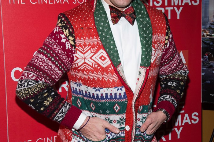 ‘Tis the season for celebrities to rock their wonderful ugly Christmas sweaters
