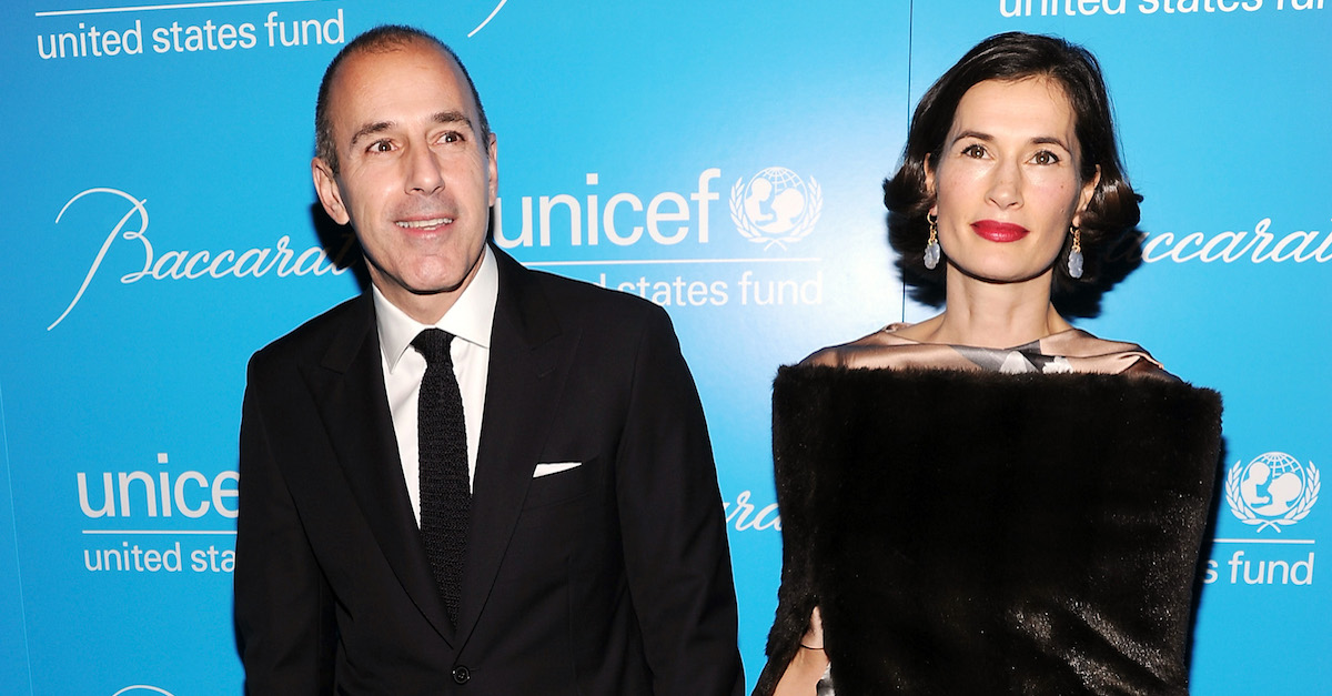 Matt Lauer’s wife appeared in public and what she wasn’t wearing grabbed everyone’s attention