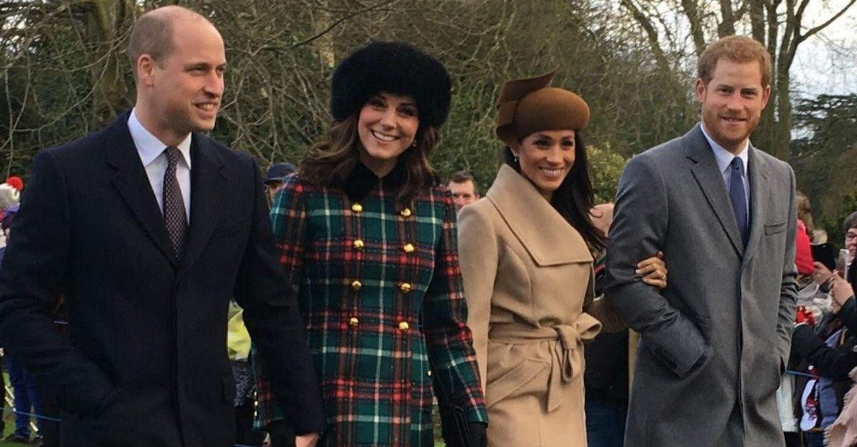 Royal Family Goes To Church For The First Christmas With Meghan Markle ...