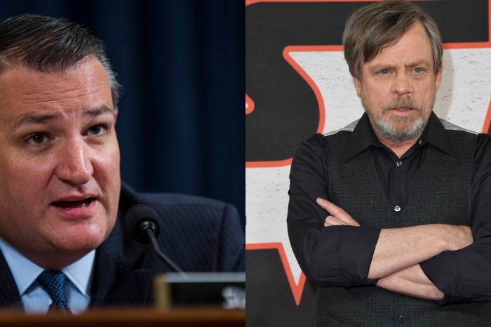 It’s officially on between Ted Cruz and a “Star Wars” actor after this brutal tweet
