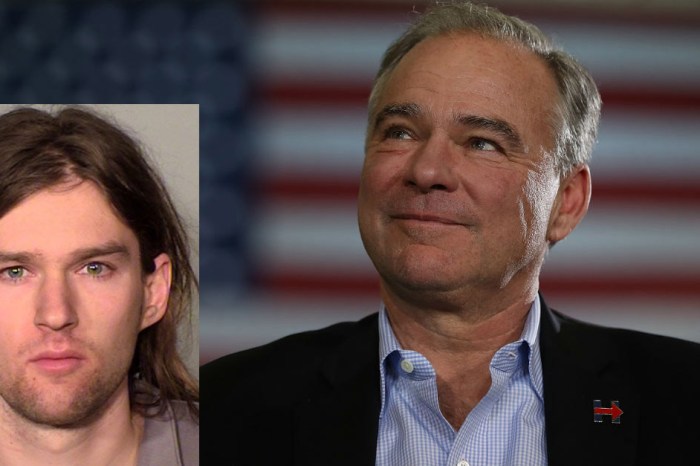 Tim Kaine’s son has learned his fate after being arrested for protesting a Trump rally
