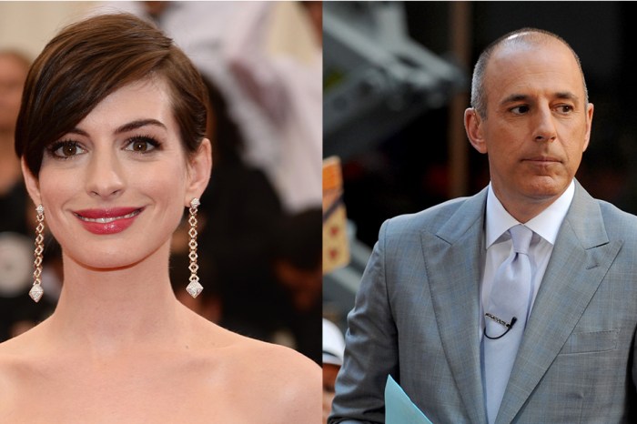 Matt Lauer’s creepy resurfaced interview with Anne Hathaway is turning stomachs online