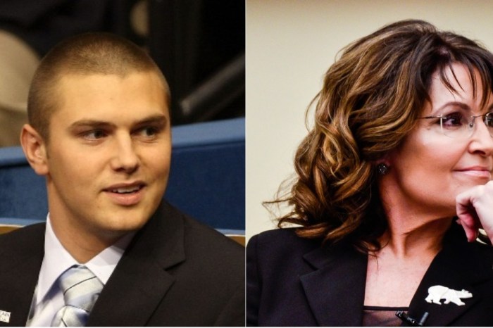 We now know why Sarah Palin‘s son was hauled away from his parents’ house in handcuffs