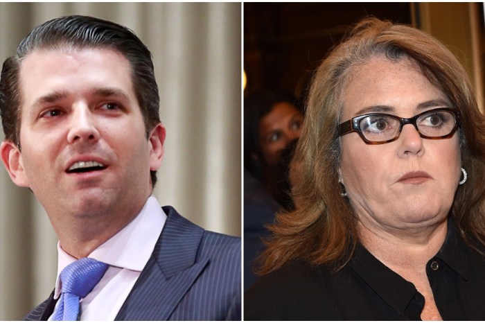 Rosie O’Donnell and Donald Trump Jr. weigh in on Al Franken’s resignation after the Minnesota senator resigns in disgrace