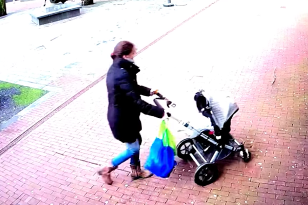 Insane Video Shows Huge Tree Falling Inches From Mom and Baby in Stroller