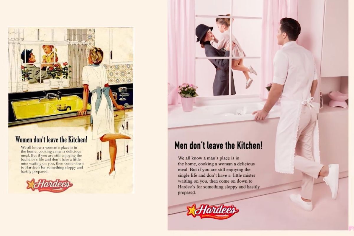 Photographer Reverses Gender Roles In Old Sexist Ads Rare