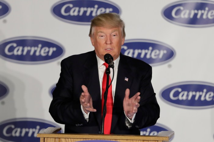 Carrier is still cutting factory jobs in Indianapolis, a year after a deal that would supposedly save them