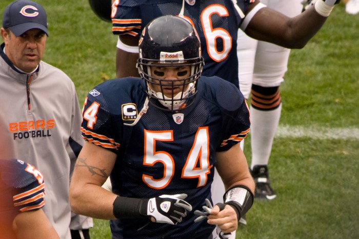 Brian Urlacher made the finals for the 2018 Hall of Fame inductees