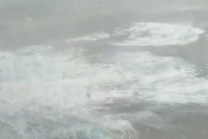 Passengers aboard a cruise ship during the “bomb cyclone” describe death-defying moments at sea