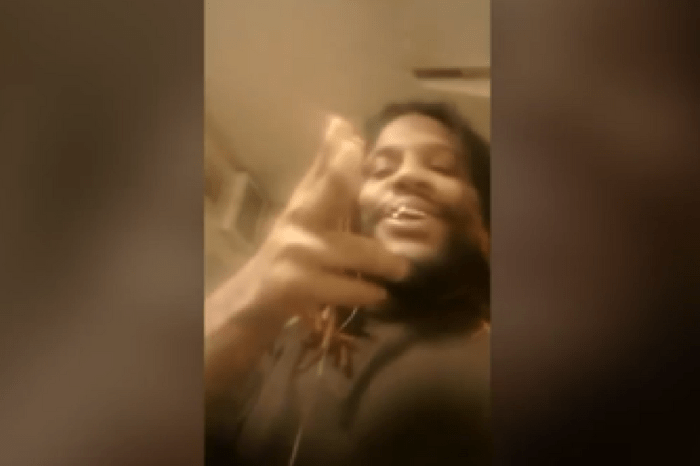 Moron inmate makes a stunning confession from inside his prison cell on Facebook Live